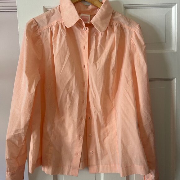 Peach Cotton Blouse - Picture 2 of 3